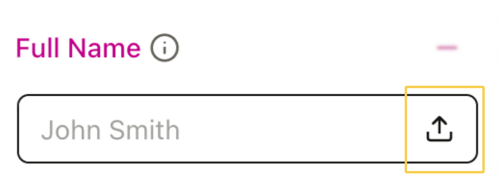 Bulk Upload on the Full Name Contacts Search filter