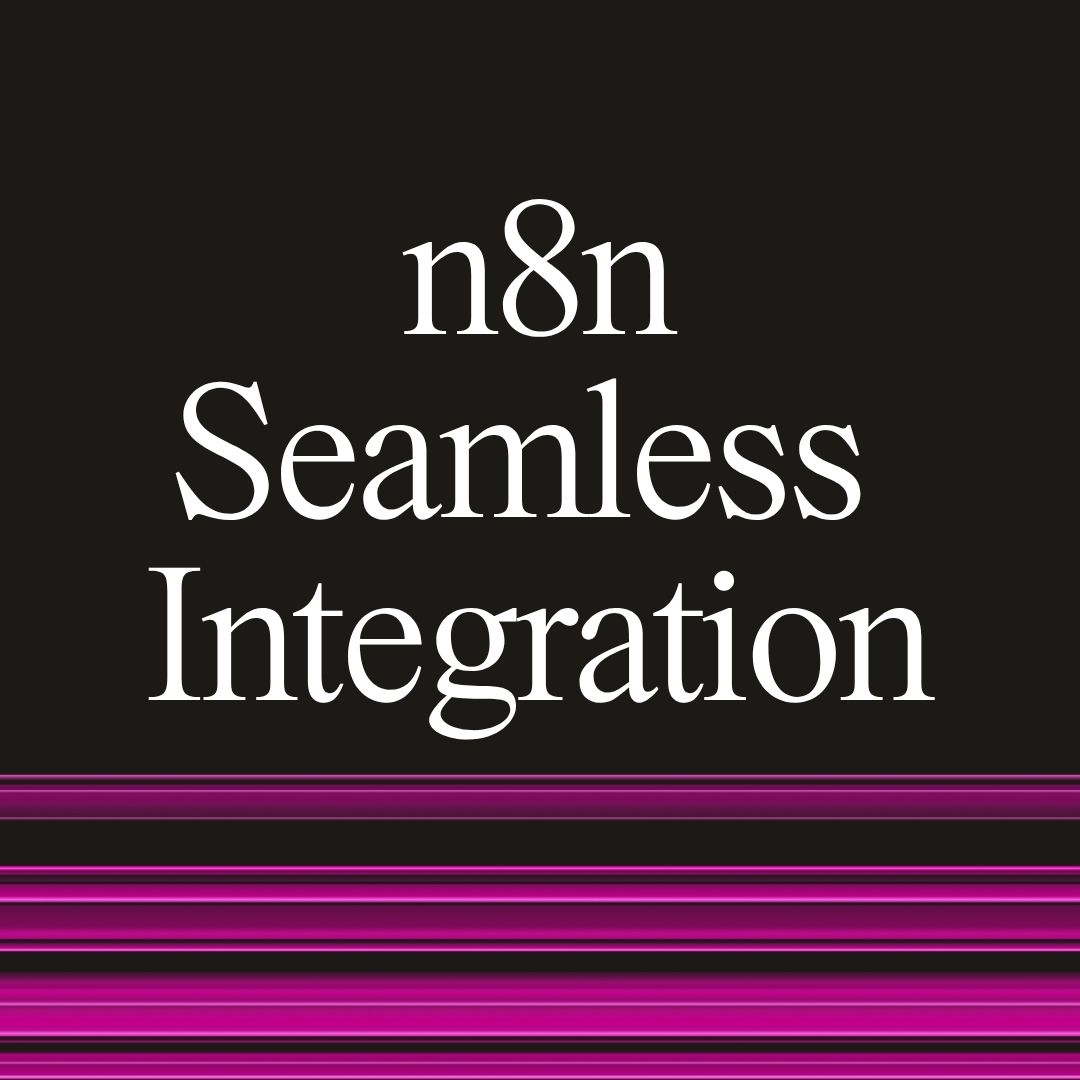 Seamless integrates with n8n