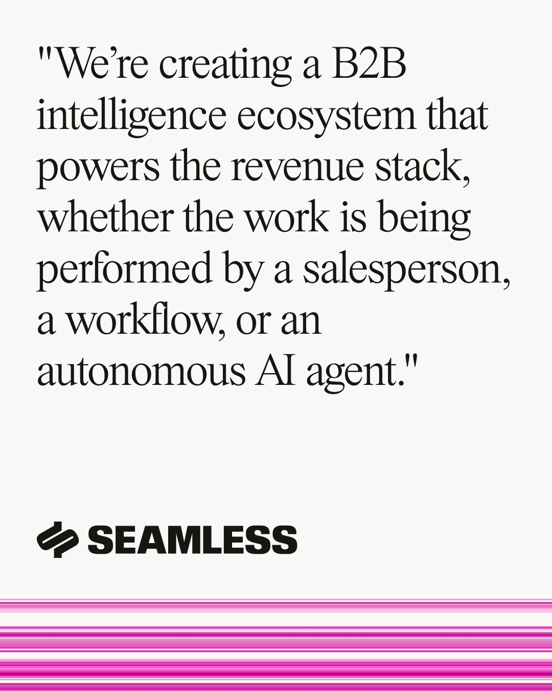 B2B intelligence quote