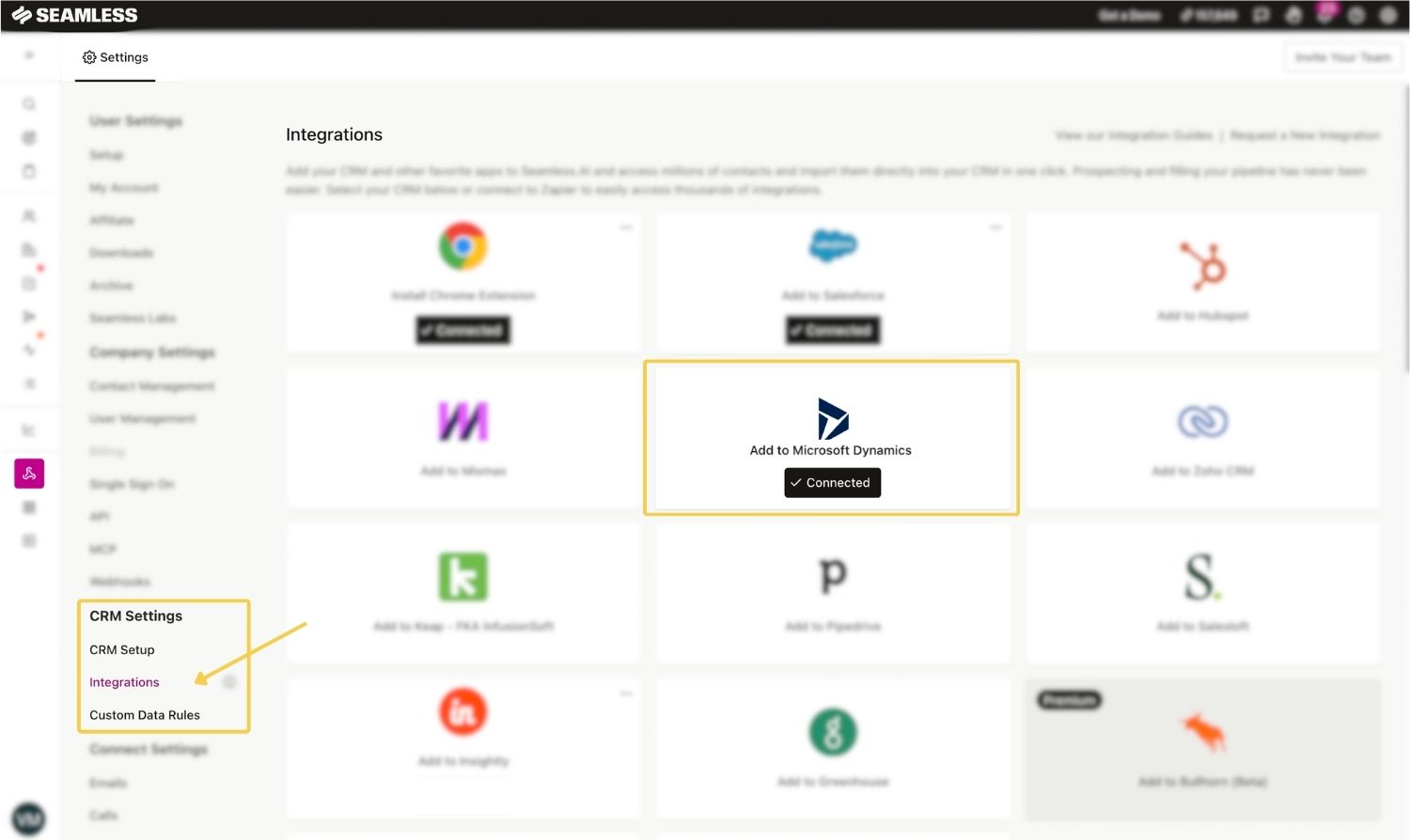 Microsoft Dynamics Integration