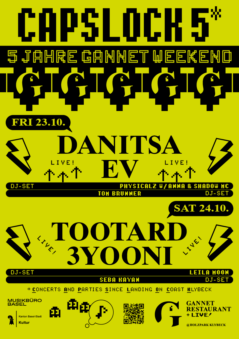 CAPSLOCK 5 JAHRE GANNET WEEKEND - FRIDAY