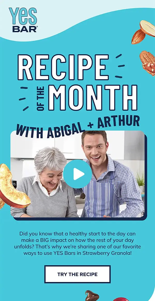 Email design example