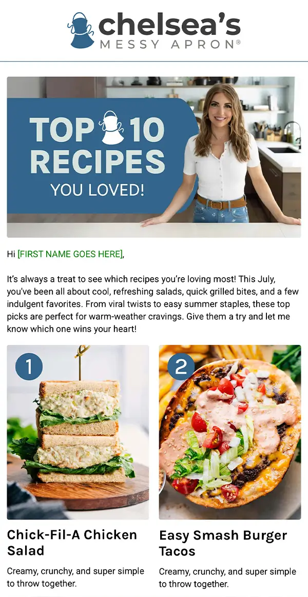 Kit Email Design Example