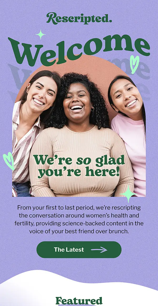 Email design example