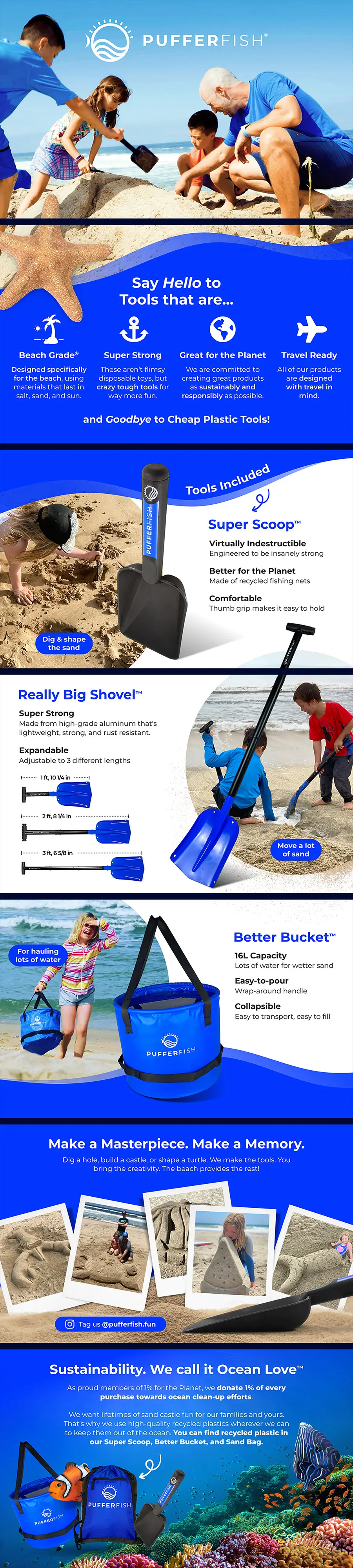 Sand Tool Amazon A+ Content Services