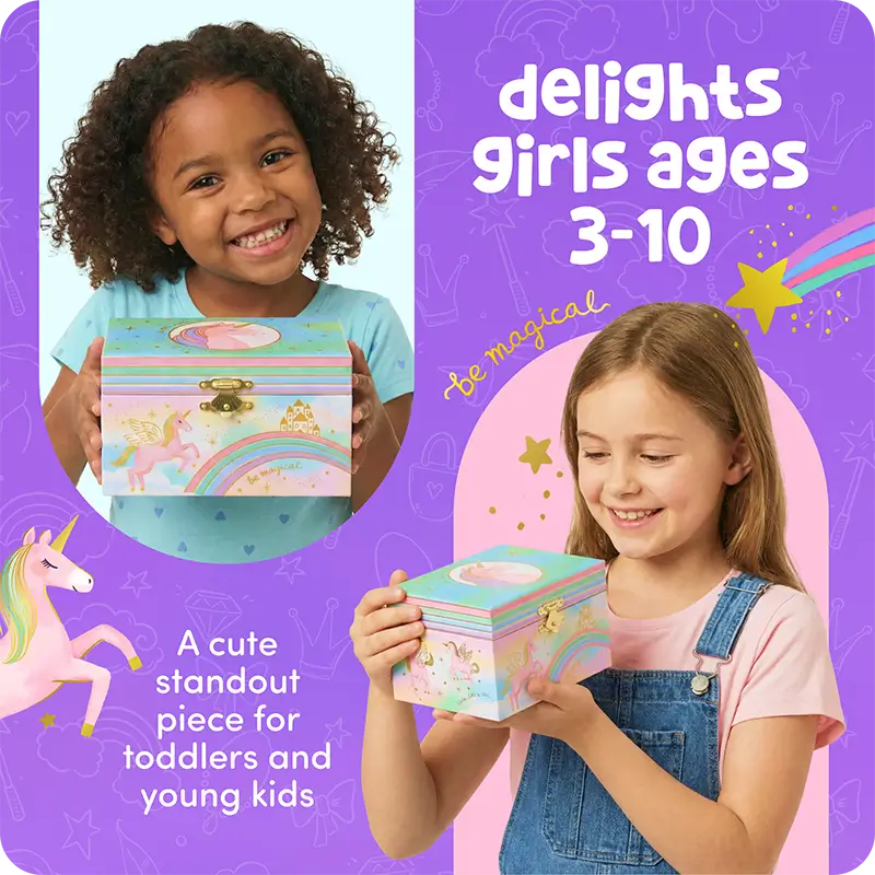 Jewelry box infographics for amazon