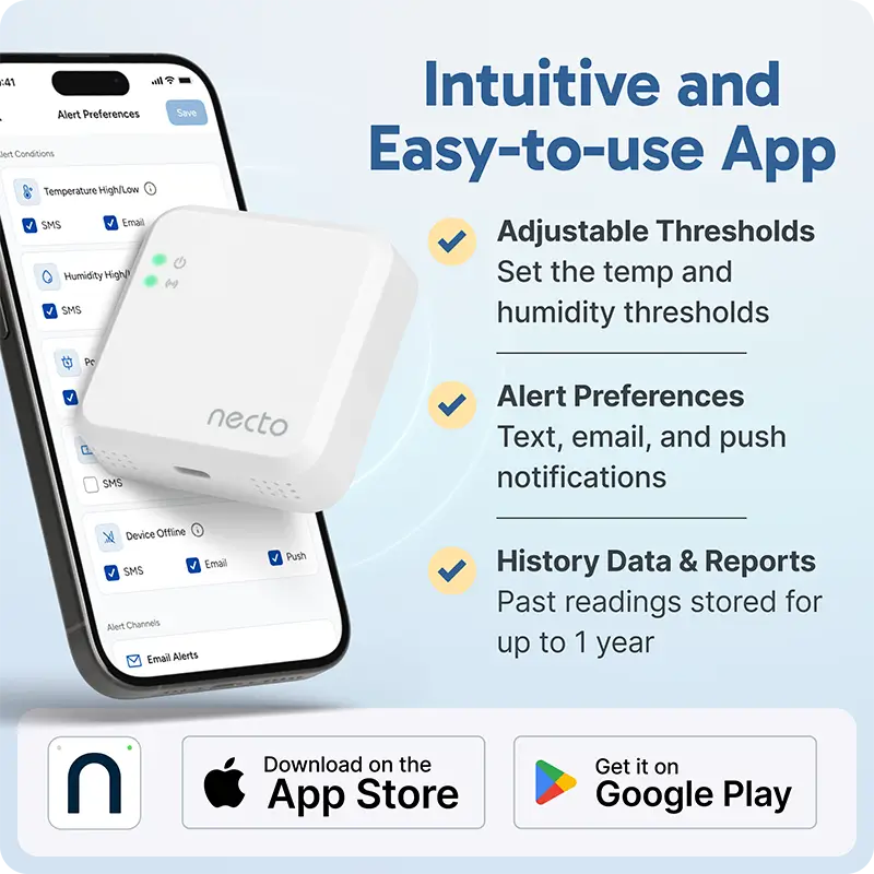Temperature monitor infographics for amazon