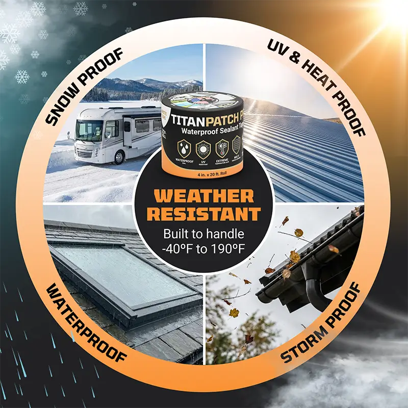 Butyl tape infographics for amazon