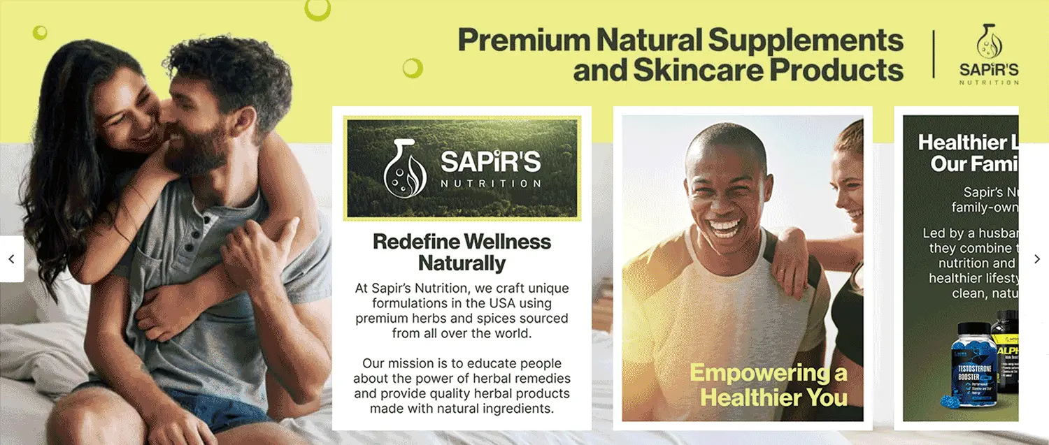 Supplement Amazon A+ Brand Story