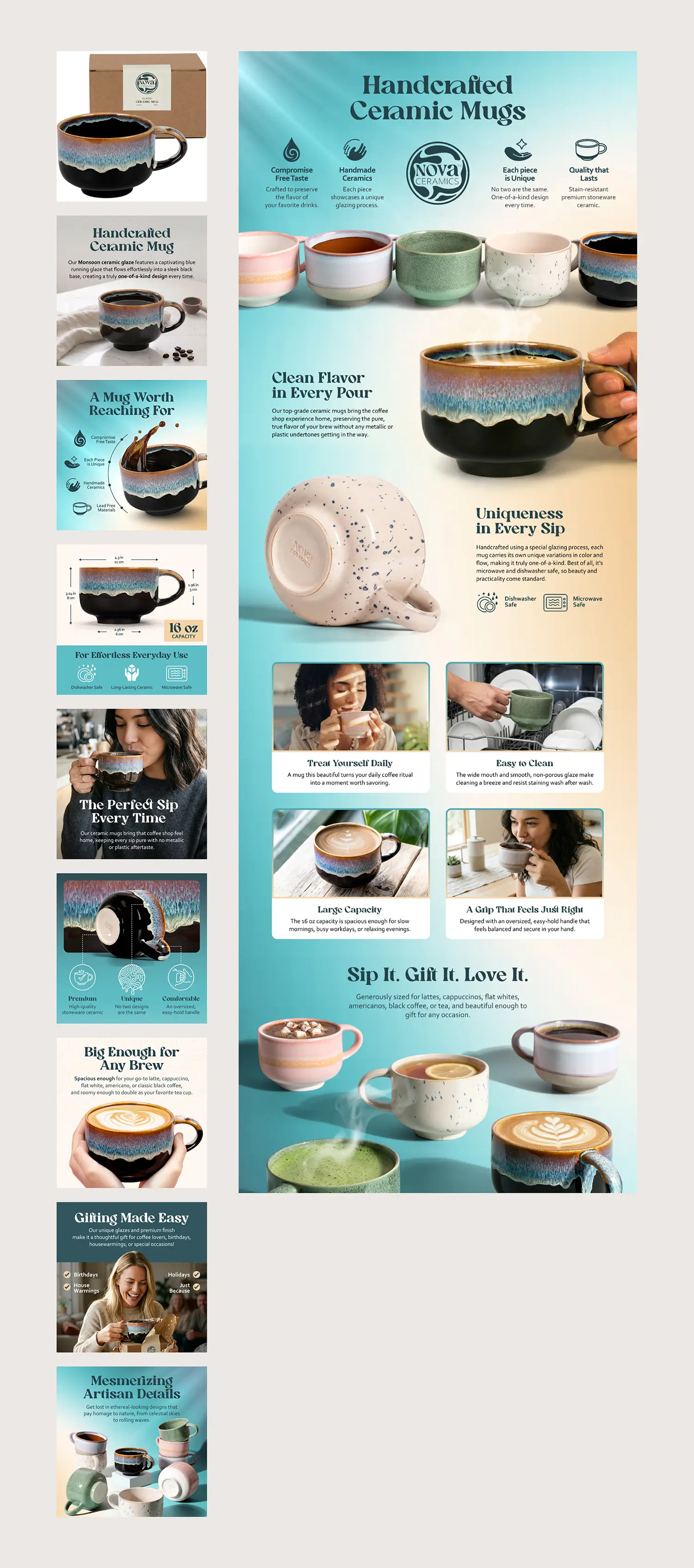 Ceramic Mug Amazon Premium A+ Design