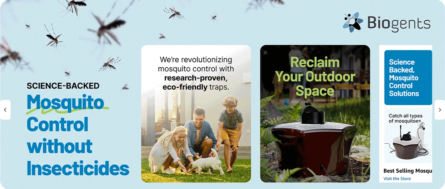 Mosquito Trap Amazon A+ Brand Story