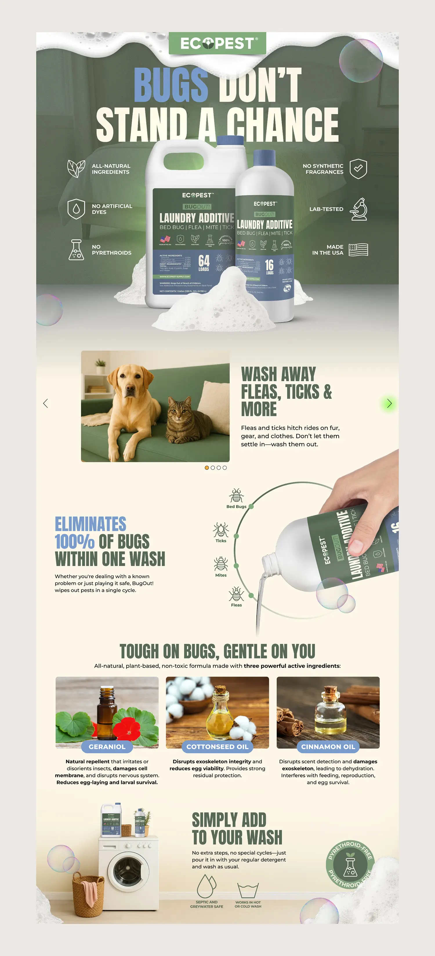 Pest Control Detergent Amazon Premium A+ Design