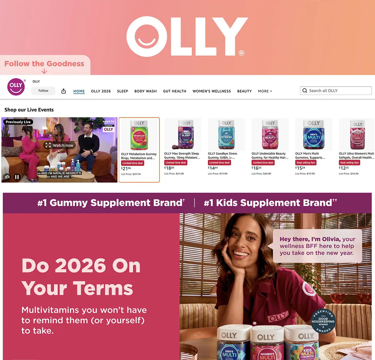 Example of Amazon Brand Store