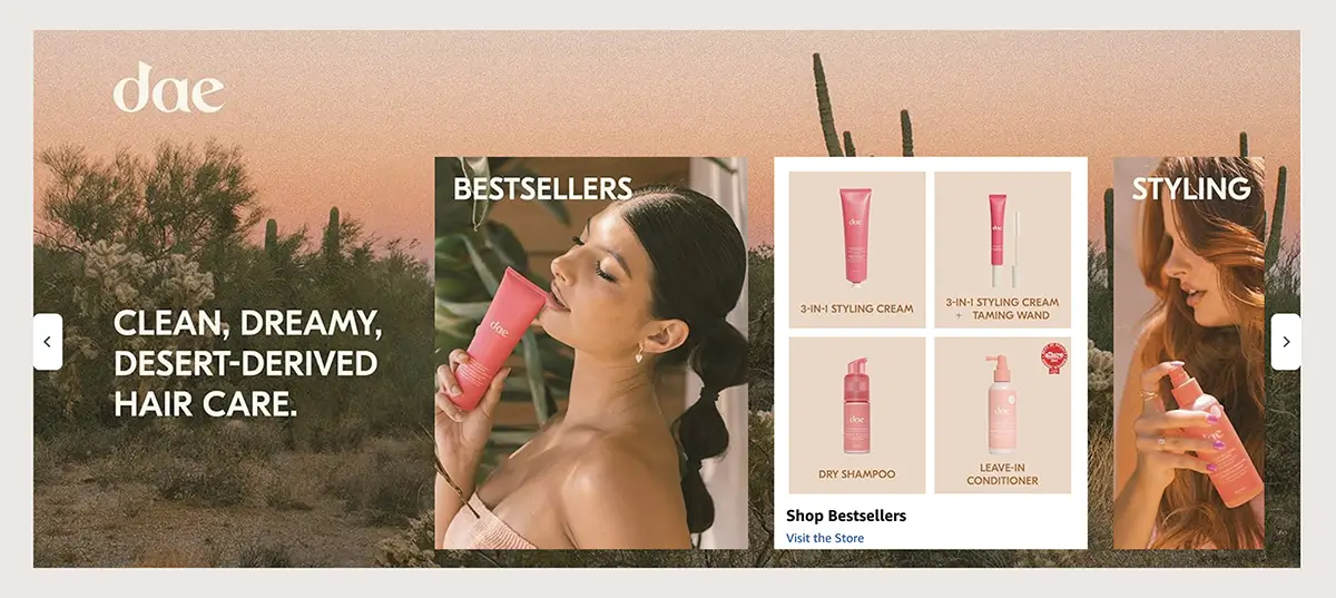 Amazon brand story example