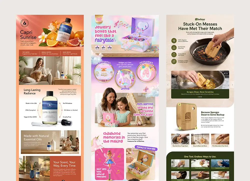 Amazon Premium A+ Content Design Examples