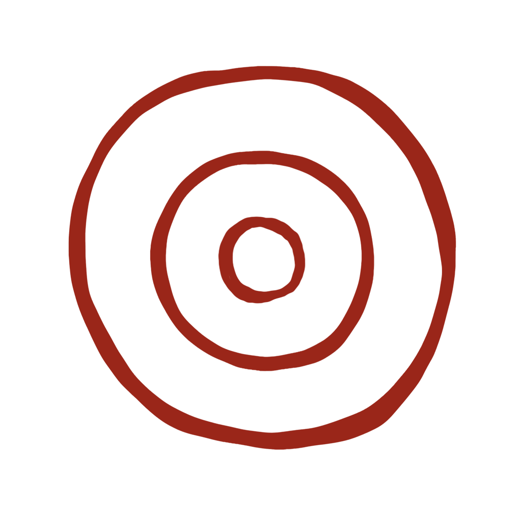 Three concentric circles of protection