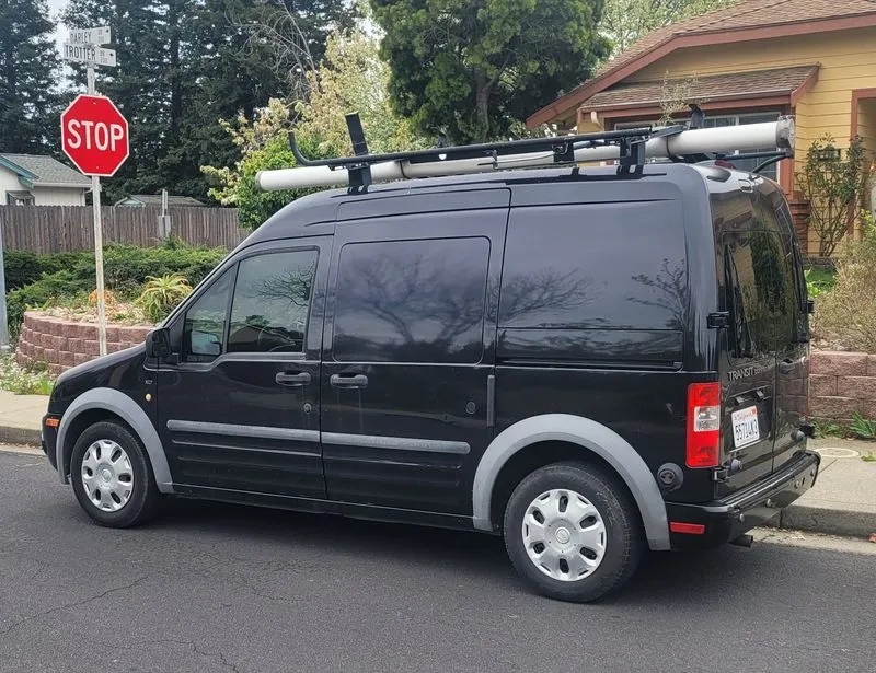 Site Electric Services van on a residential EV charger installation call in Vallejo, CA