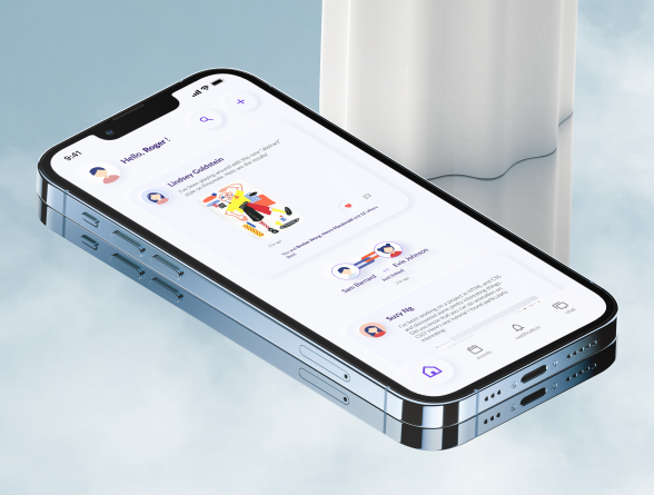 Connect U mobile mockup