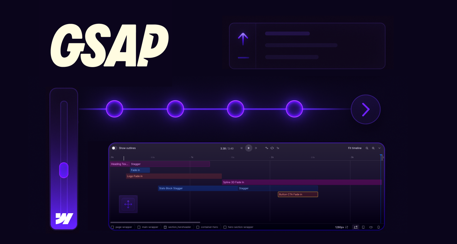 GSAP Webflow Timeline