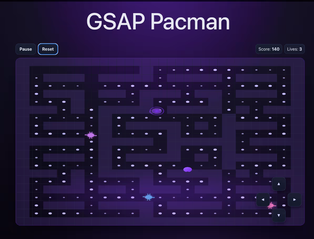 GSAP Pacman