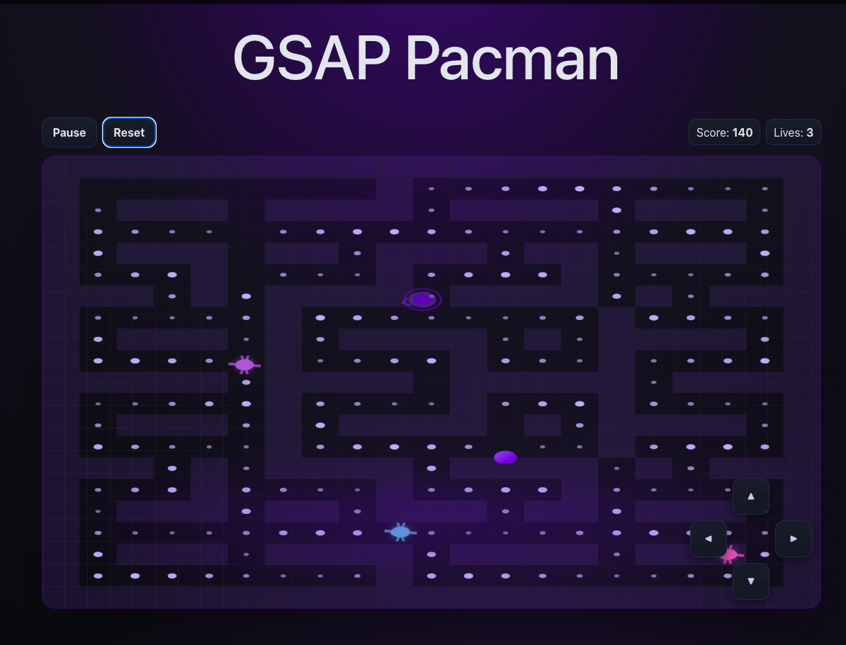 GSAP Pacman