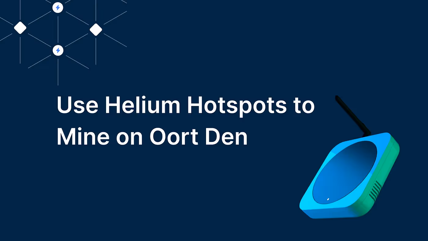 Helium hotspots join OORT's network for enhanced decentralized services