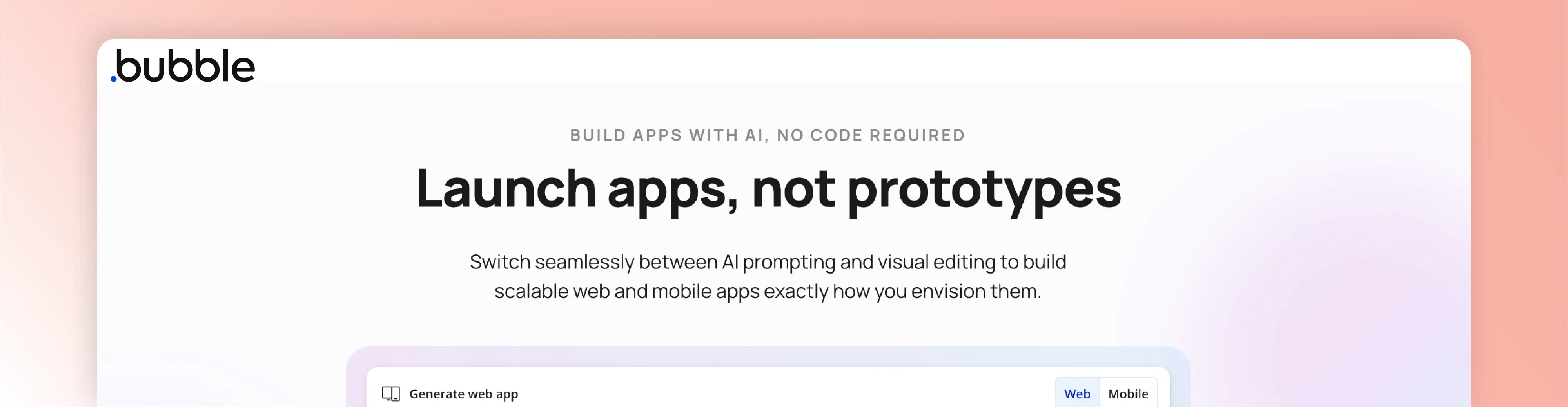 Bubble no-code app builder for custom directory websites with database, workflows, and user logins.
