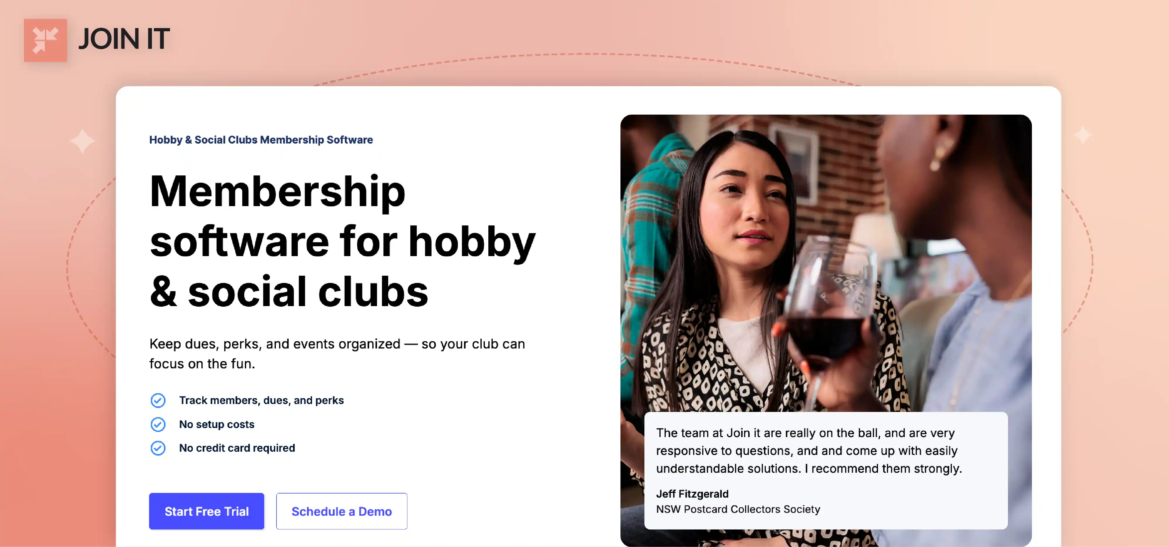 Private club membership software cover showing Join It alongside other private club membership software options.