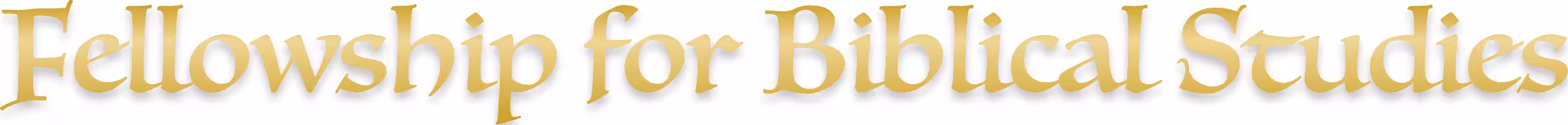 Fellowship for Biblical Studies logo