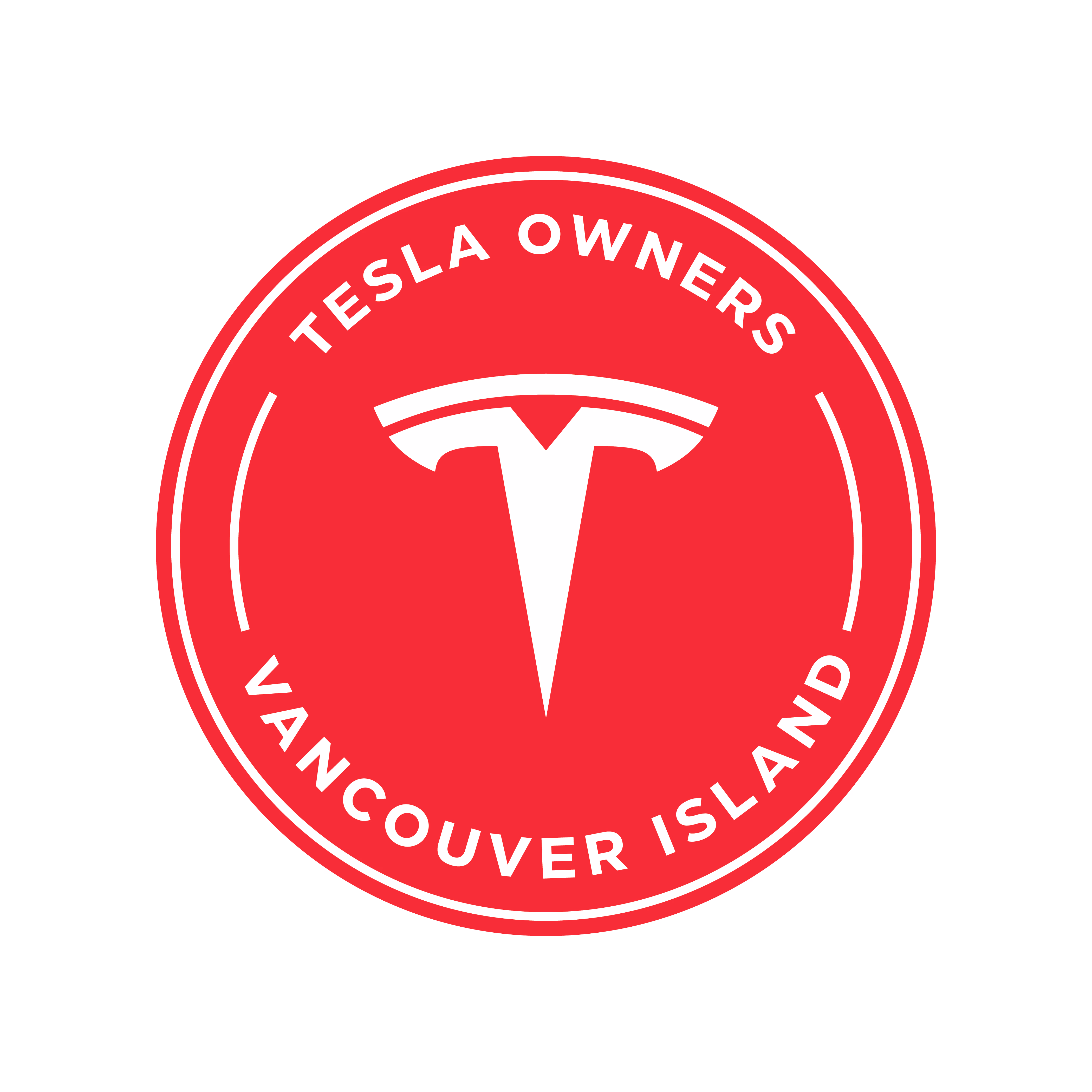 Tesla Owners Club Vancouver Island logo