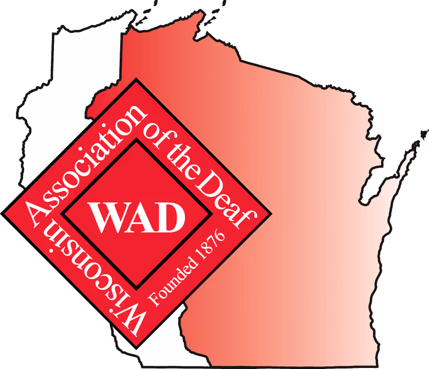 Wisconsin Association of the Deaf logo