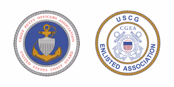 U.S. Coast Guard Chief Petty Officers Association & Enlisted Association logo