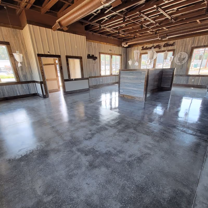 Commercial Grind and Seal Concrete Floor