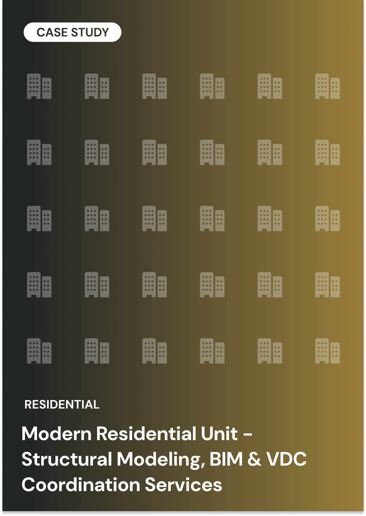 Modern Residential Unit - Structural Modeling, BIM & VDC Coordination Services