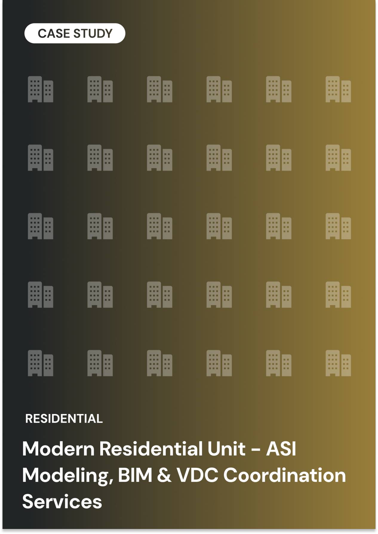 Modern Residential Unit - ASI Modeling, BIM & VDC Coordination Services
