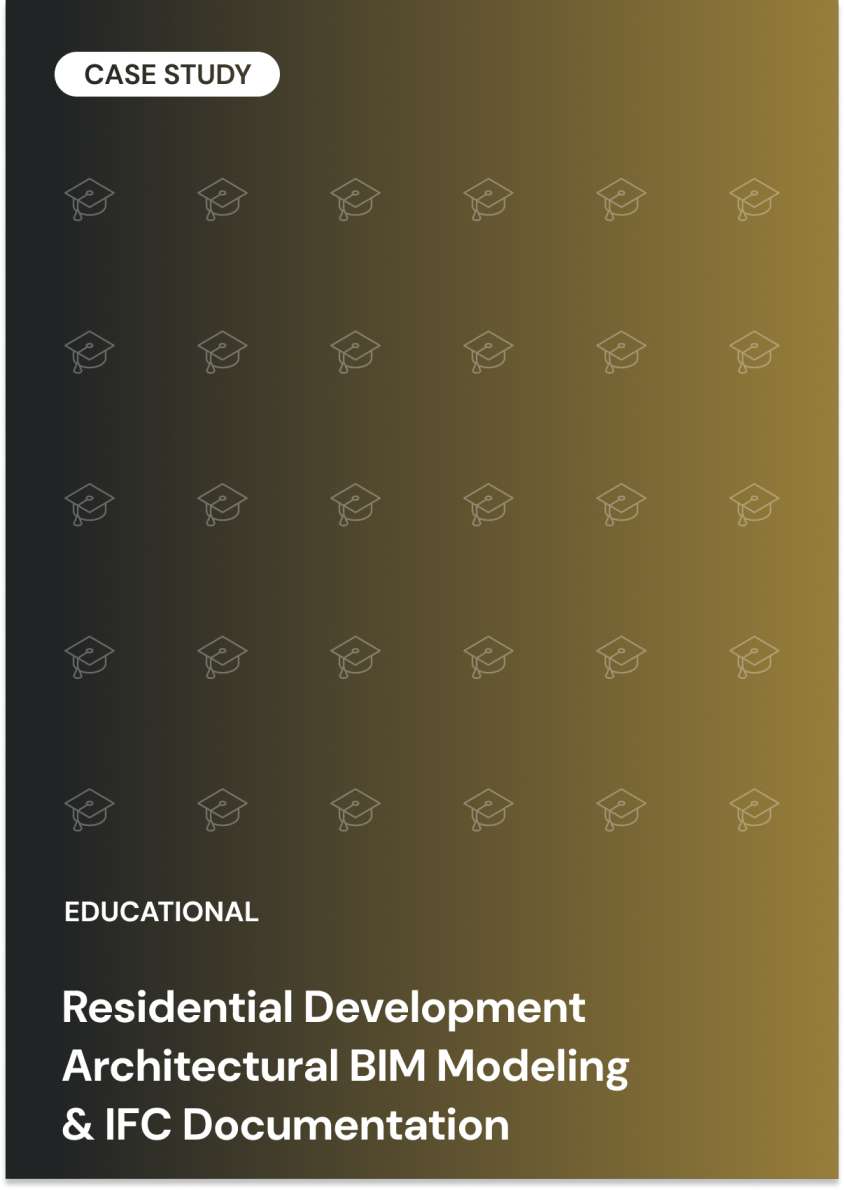 Residential Development Architectural BIM Modeling & IFC Documentation