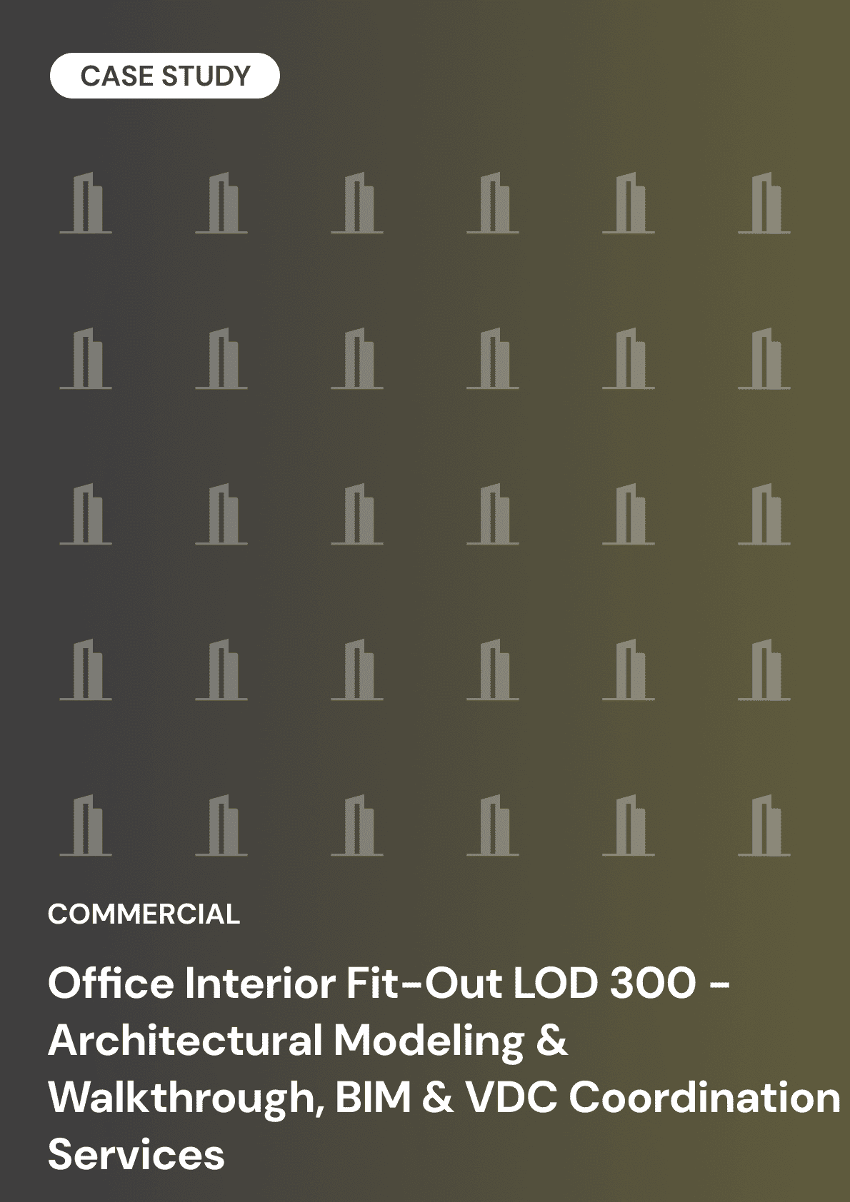 Office Interior Fit-Out LOD 300 - Architectural Modeling & Walkthrough, BIM & VDC Coordination Services