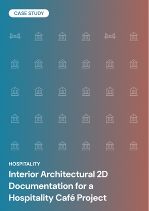 Interior Architectural 2D Documentation for a Hospitality Café Project  Type: Hospitality