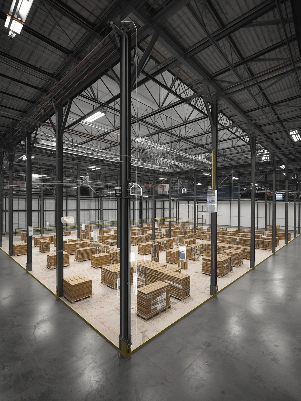 142,000 Sq. Ft. Warehouse Building - LOD 300, ASI & MEP Modeling