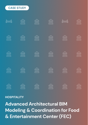 Advanced Architectural BIM Modeling & Coordination for Food & Entertainment Center (FEC)