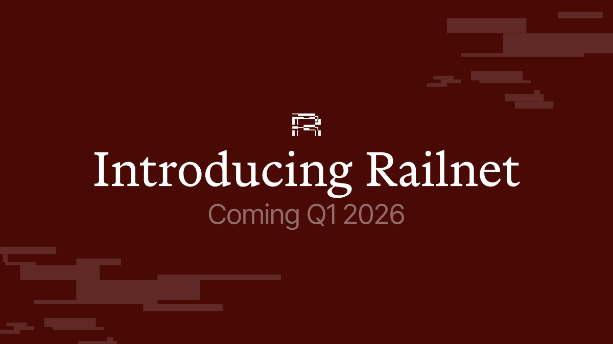 Introducing Railnet: the open yield layer for programmable asset management