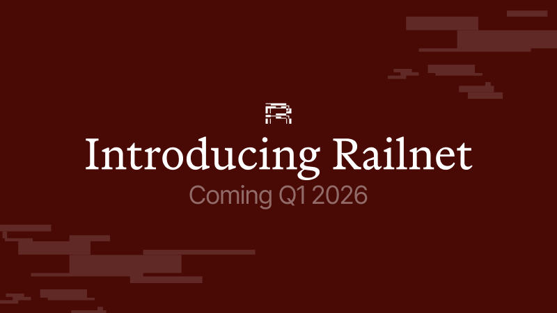 Introducing Railnet: the open yield layer for programmable asset management