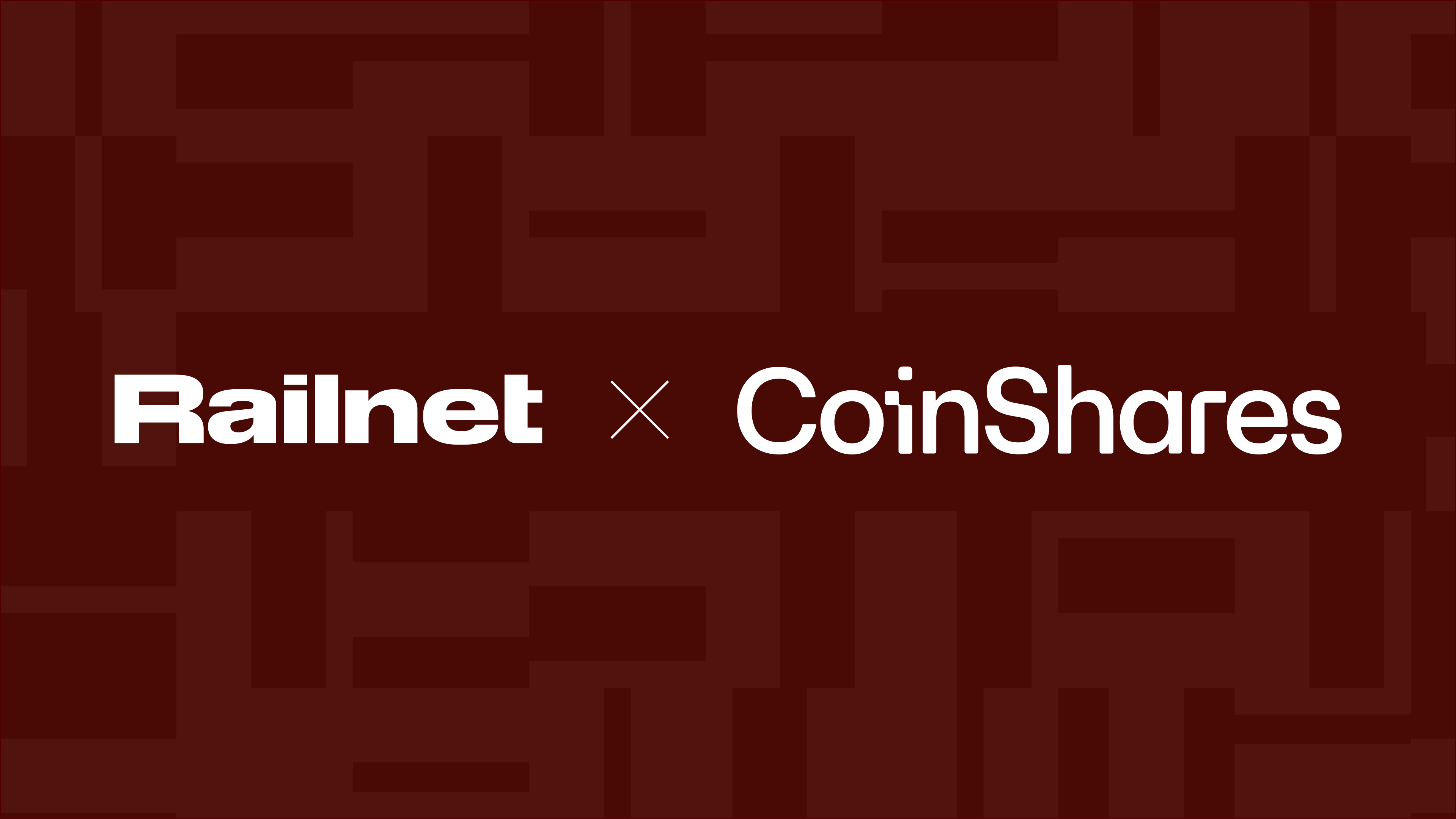 CoinShares joins as the first asset manager building onchain strategies on Railnet, our new yield infrastructure