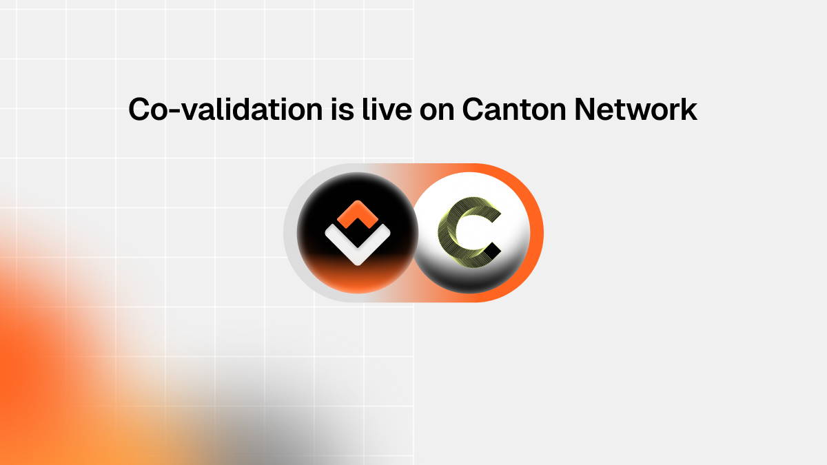 Co-Validation is live on Canton Network. Kiln is ready to deploy.