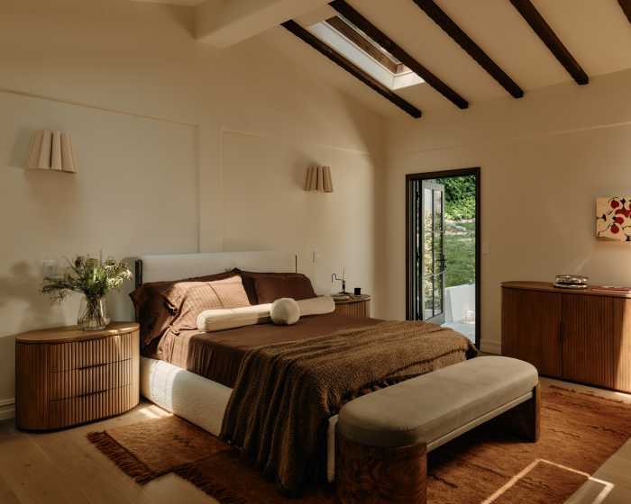 The completed renovation resulted in a five-bedroom home.