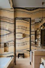 Photographed by Simon Watson, interior design by Natalia Bianchi, styled by Sarah de Beaumont. From a Milanese masterpiece is reimagined by an Italian architect