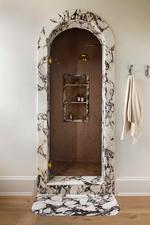 Photographed by Caroline Sharpnack, interior design by Well by Design, styled by Frances Bailey. From inside a European-style home located in the heart of America’s South