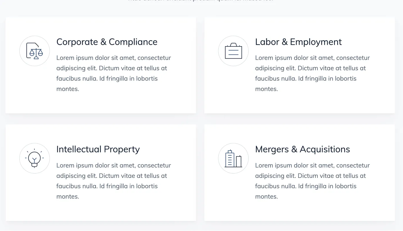 Graphic And Icon - Law Firm Webflow Template
