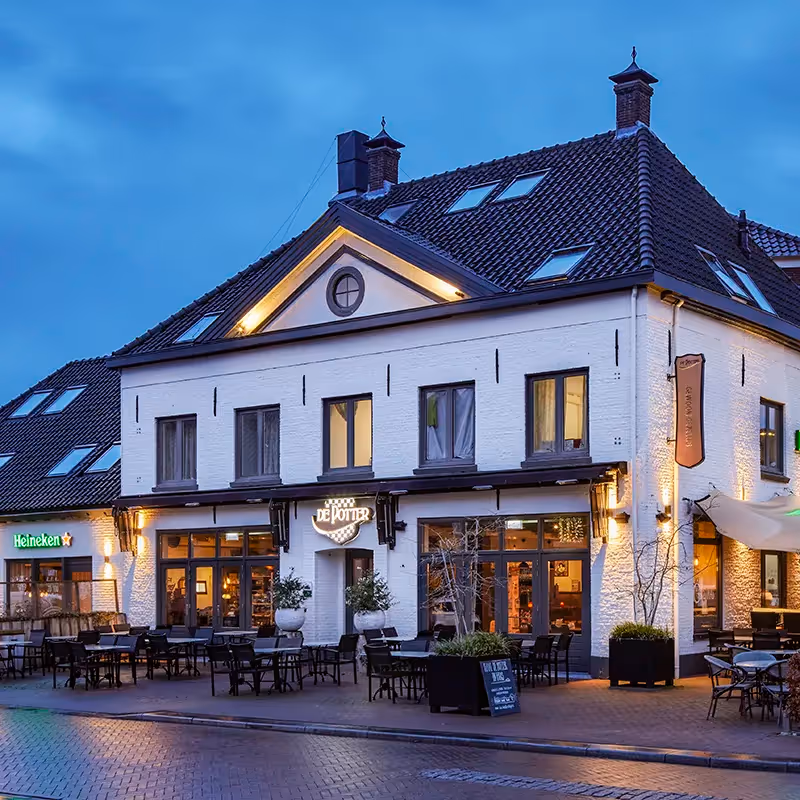 Lichtplan voor café-restaurent De Potter in Schaijk.