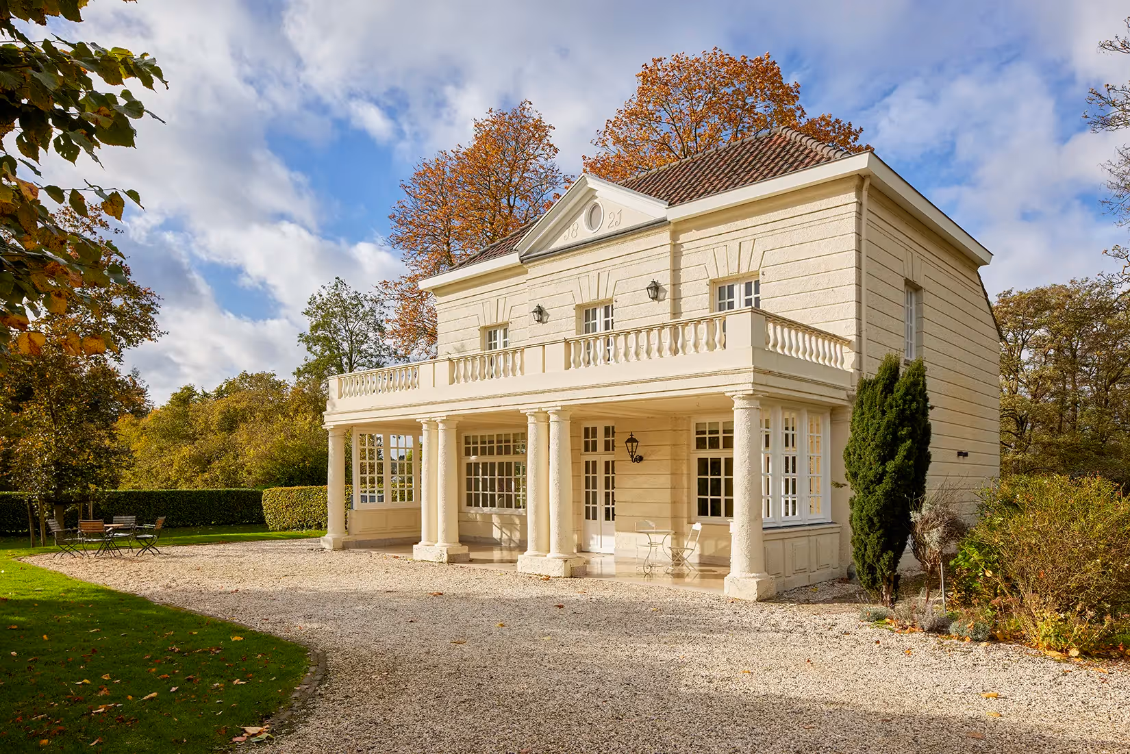 Lichtplan voor statige villa.